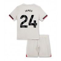 Chelsea Reece James #24 Vonkajší Detský futbalový dres 2025-26 Krátky Rukáv (+ trenírky)